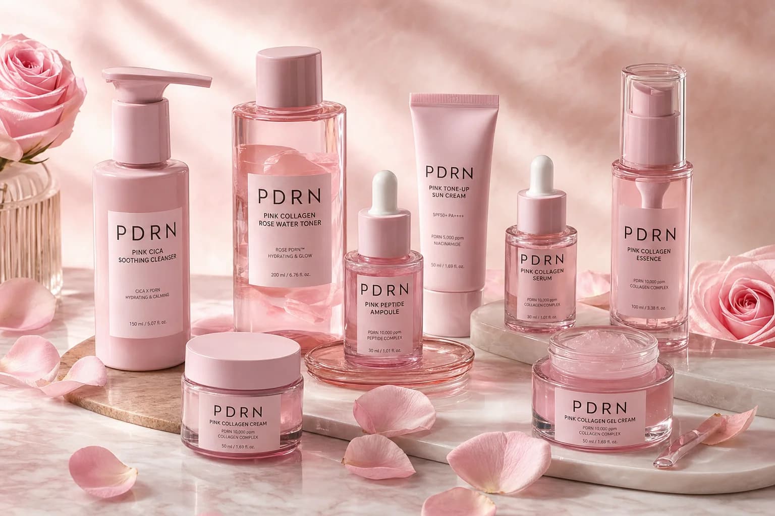 PDRN Pink Skincare Collection